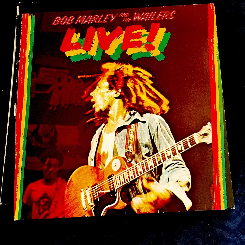 Bob Marley and the Wailers “Live” 12” vinyl LP record 70’s
